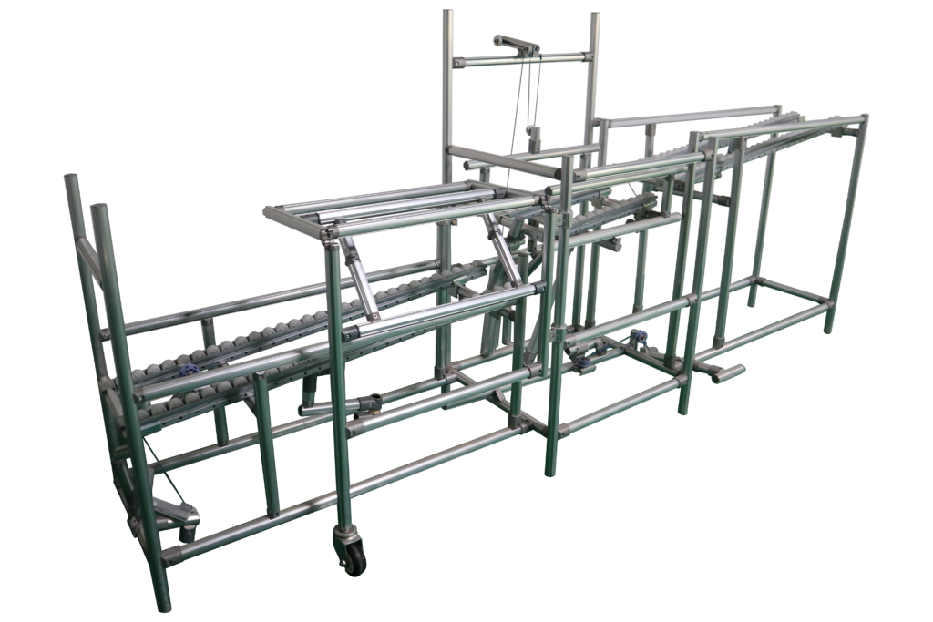 konstrukcja aluminiowa typu karakuri